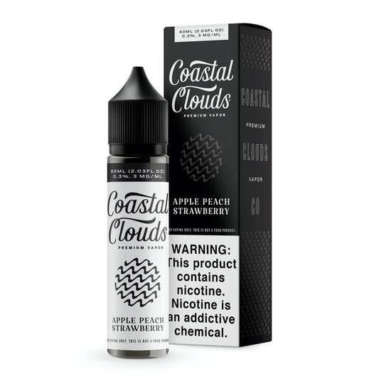 Apple Peach Strawberry by Coastal Clouds Series 60mL With Packaging