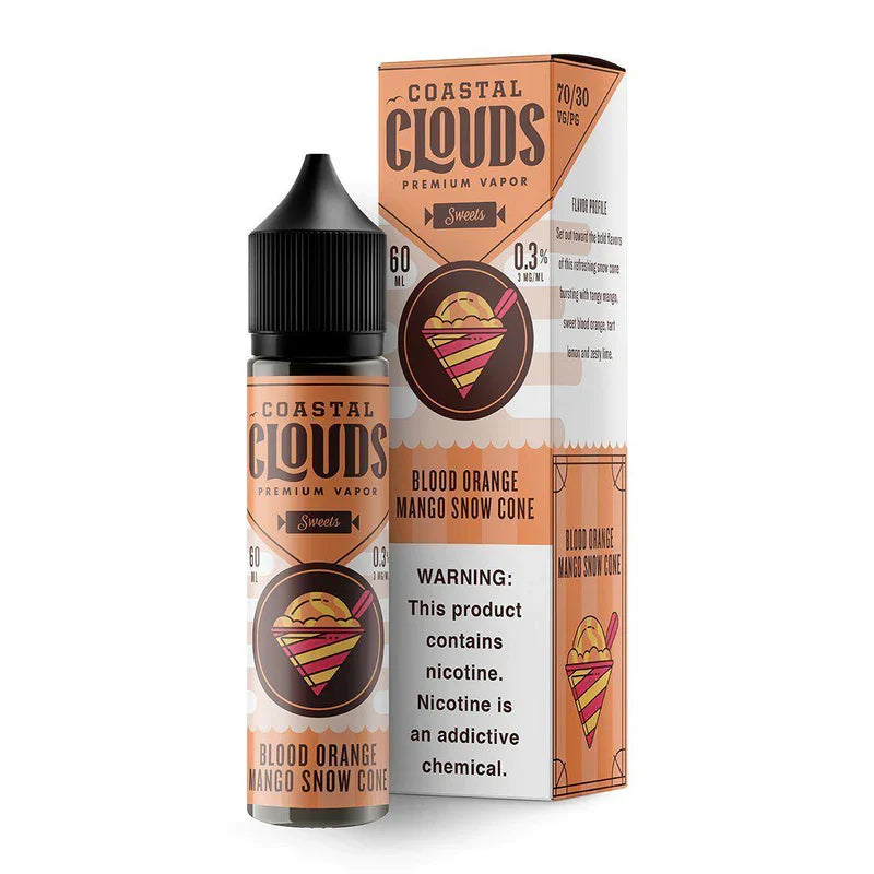 Blood Orange Mango by Coastal Clouds Series 60mL with packaging