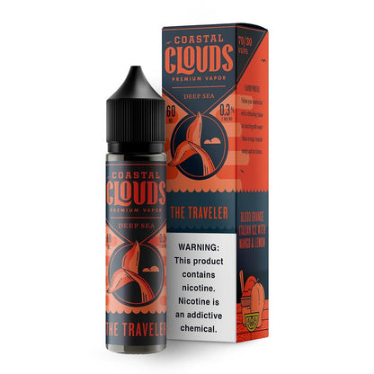 Lemon Raspberry by Coastal Clouds Series 60mL (Freebase) colored with Packaging