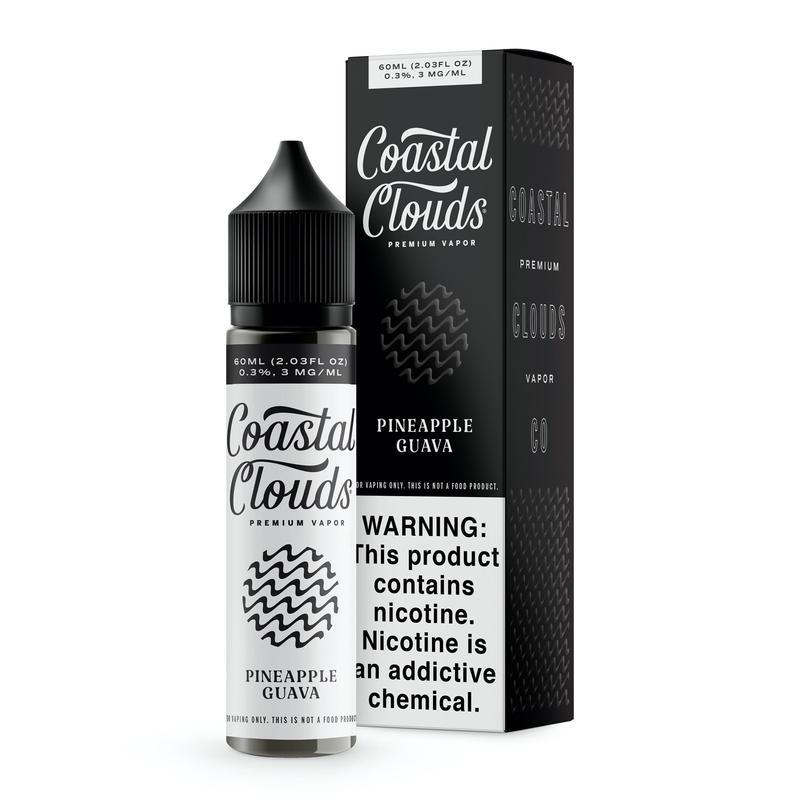 Pineapple Guava by Coastal Clouds Series 60mL (Freebase) Black with Packaging