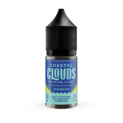 Blueberry Limeade by Coastal Clouds Salt Series E-Liquid 30mL (Salt Nic) bottle