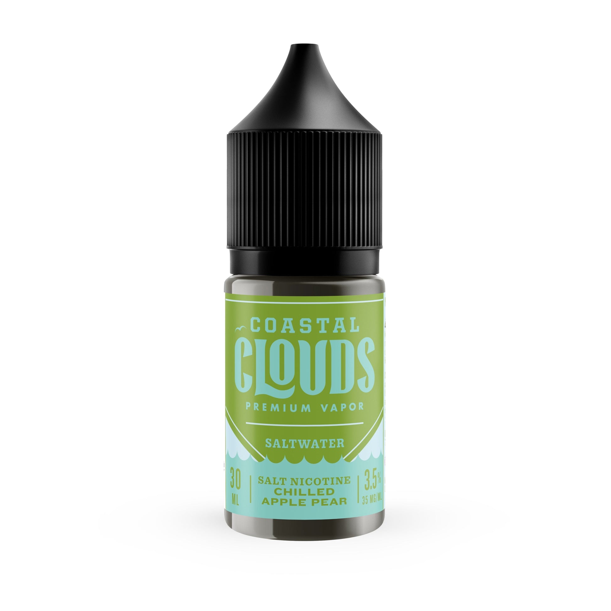 Chilled Apple Pear by Coastal Clouds Salt Series E-Liquid 30mL (Salt Nic) bottle