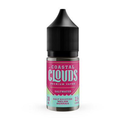 Melon Berries by Coastal Clouds Salt Series E-Liquid 30mL (Salt Nic) bottle