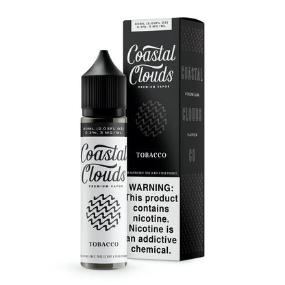 Tobacco by Coastal Clouds Series 60mL (Freebase) black with Packaging