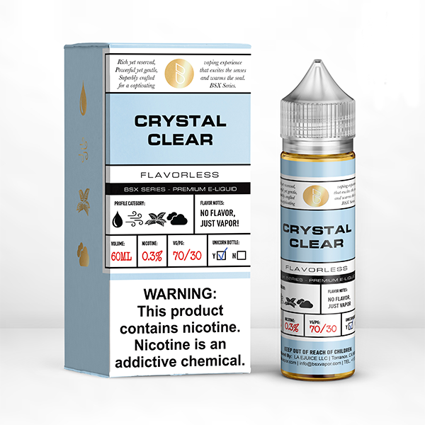 Crystal Clear by Glas BSX TFN 60mL with Packaging