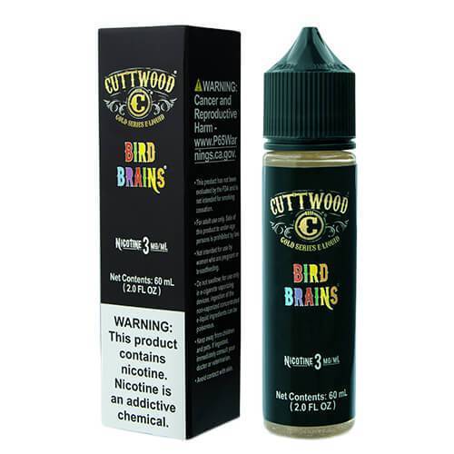 Bird Brains by Cuttwood eJuice 60mL (Freebase)  with Packaging