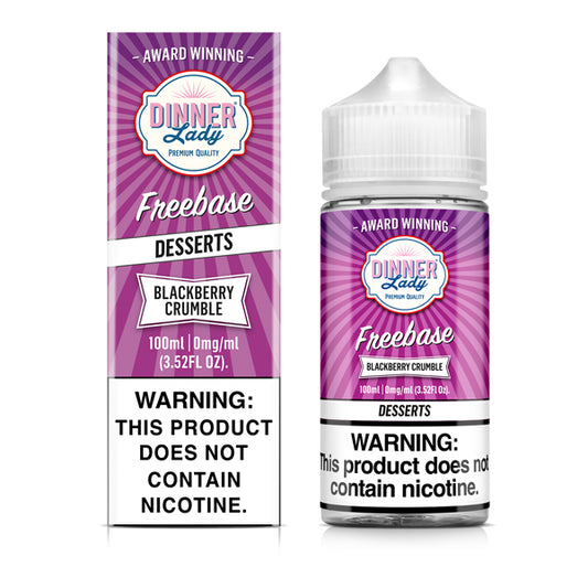 Dinner Lady - Blackberry Crumble E-Juice, 100mL with Packaging