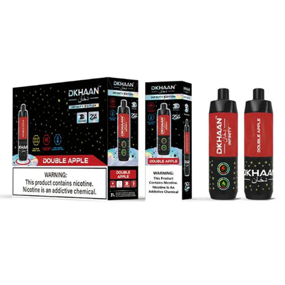 Dkhaan Infinity - Dispo 25000Puff, 20mL | Double Apple with Packaging