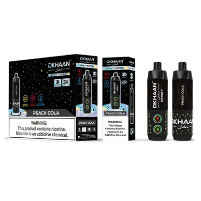 Dkhaan Infinity - Dispo 25000Puff, 20mL | Peach Cola with Packaging