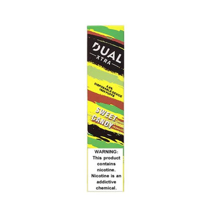 Dual Xtra Disposable | 1600 Puff Sweet Candy Packaging