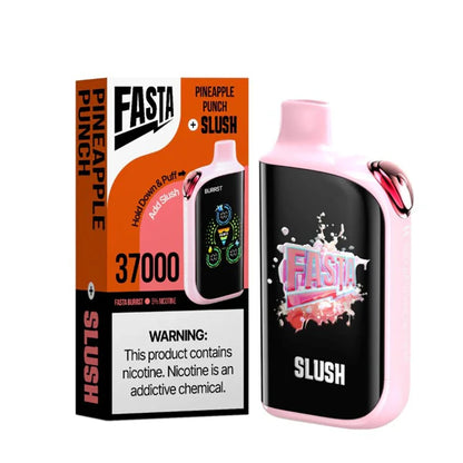 Fasta Burrst 37K Disposable, 25mL Pineapple Punch (Slush) with Packaging