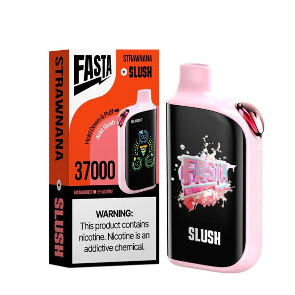 Fasta Burrst 37K Disposable, 25mL Strawnana (Slush) with Packaging