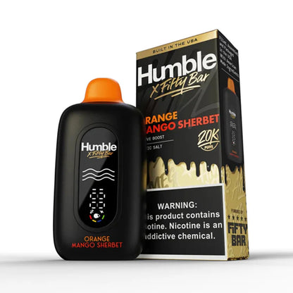 Fifty Bar Humble Edt. 20K Disposable Orange Mango Sherbet