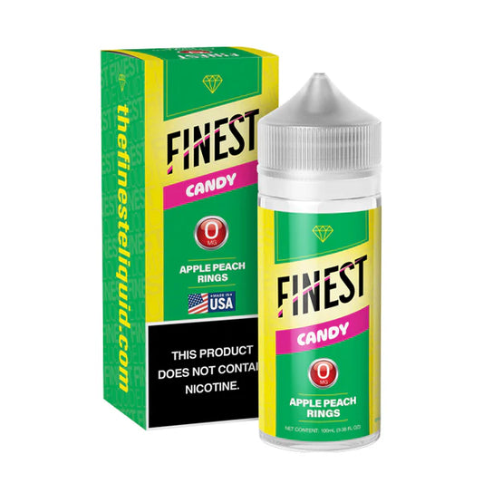 Finest - Apple Peach Rings E-Juice, 100mL with Packaging