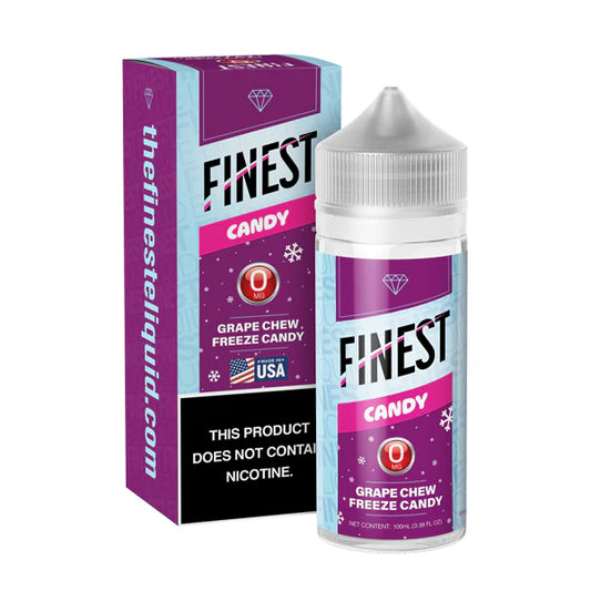 Finest - Grape Chew Freeze Candy E-Juice, 100mL with Packaging 