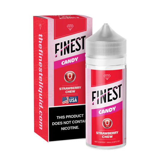 Finest - Strawberry Chew E-Juice, 100mL with Packaging