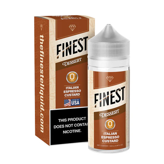 Finest - Italian Espresso Custard E-Juice, 100mL with Packaging 