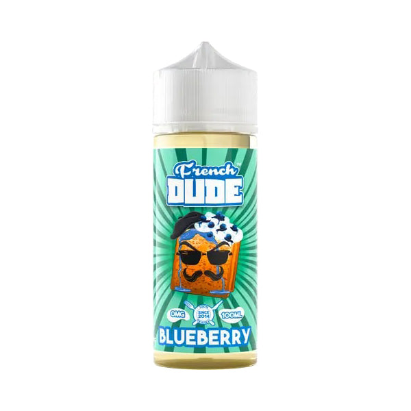 French Dude Series E-Liquid 100mL (Freebase) | Blueberry 