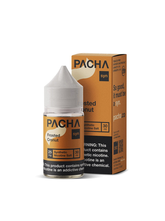 Frosted Cronut by Pachamama Salts TFN 30mL with Packaging