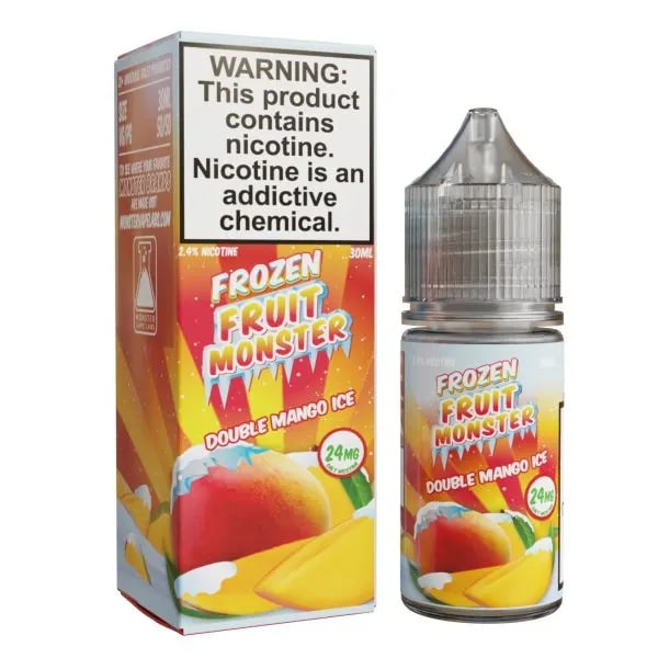 Double Mango Ice By Frozen Fruit Monster Salts 30mL with packaging