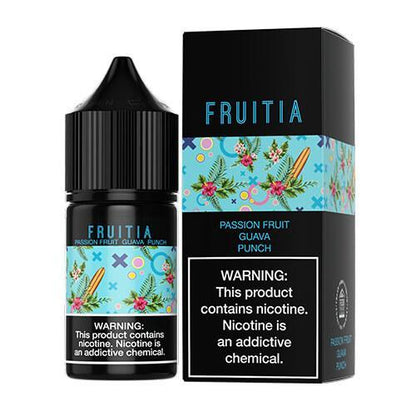 Passion Fruit Guava Punch Fruitia by Fresh Farms Salt 30mL (Salt Nic) with Packaging