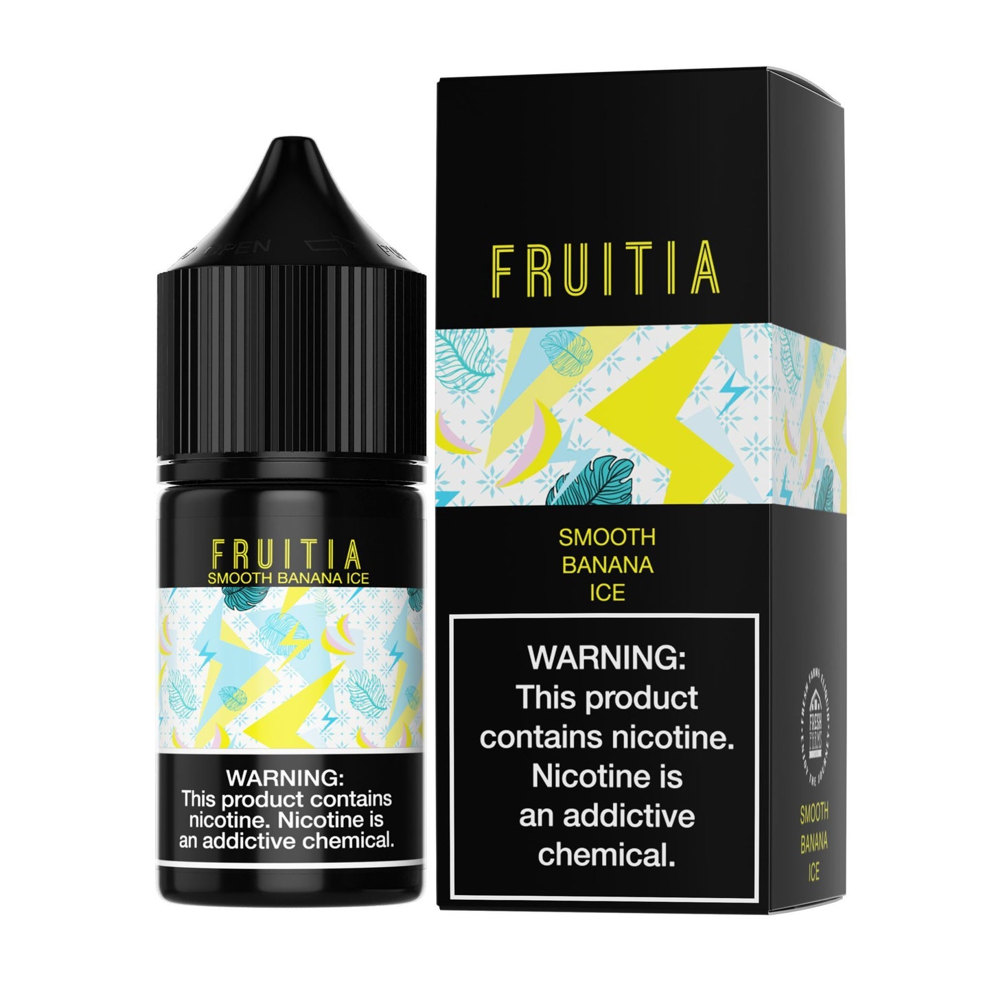 Smooth Banana Ice Fruitia by Fresh Farms Salt 30mL (Salt Nic) with Packaging