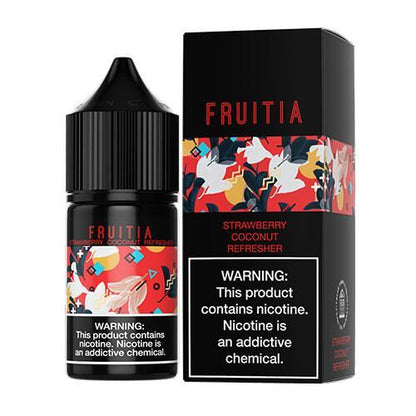 Strawberry Coconut Refresher Fruitia by Fresh Farms Salt 30mL (Salt Nic) with Packaging