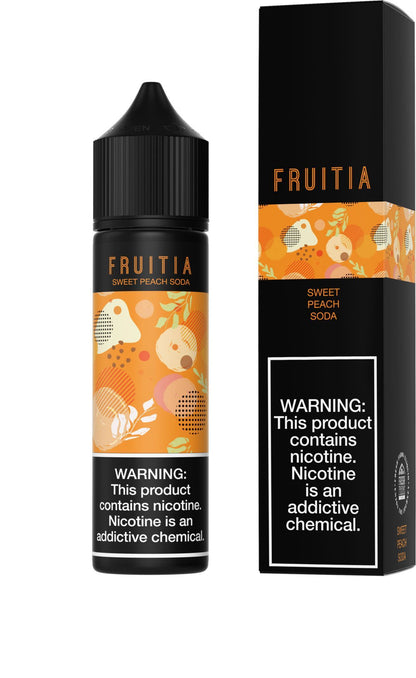 Sweet Peach Fruitia by Fresh Farms eLiquid 60mL (Freebase) with Packaging