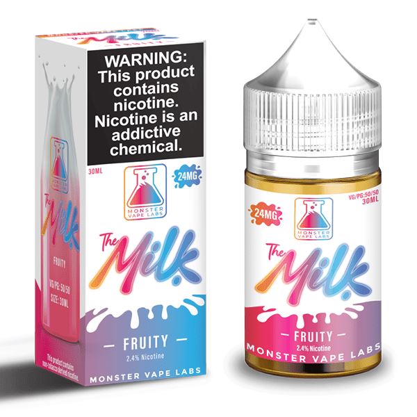 Fruity by The Milk Tobacco-Free Nicotine Salt Series 30mL with Packaging