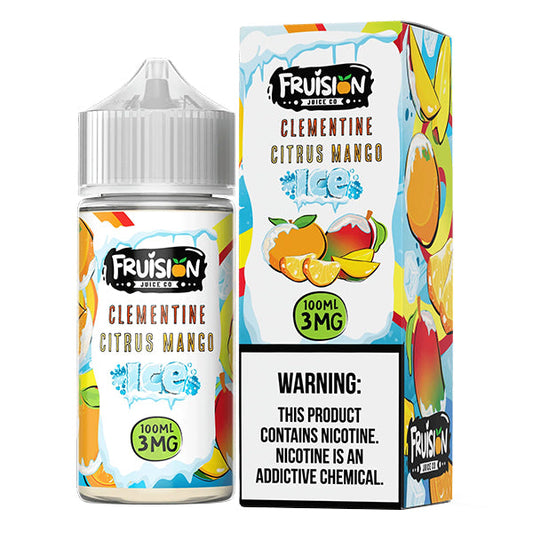 Clementine Citrus Mango Ice by Frusion E-Juice 100mL (Freebase) with Packaging