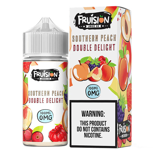 Southern Peach Double Delight by Frusion E-Juice 100mL (Freebase) with Packaging