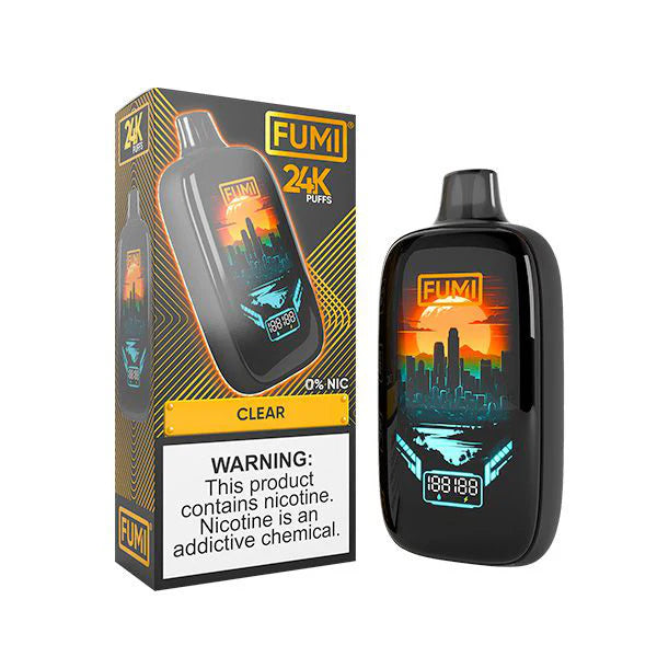 Fumi - 24000 Puffs Disposabe - 18mL Clear with Packaging