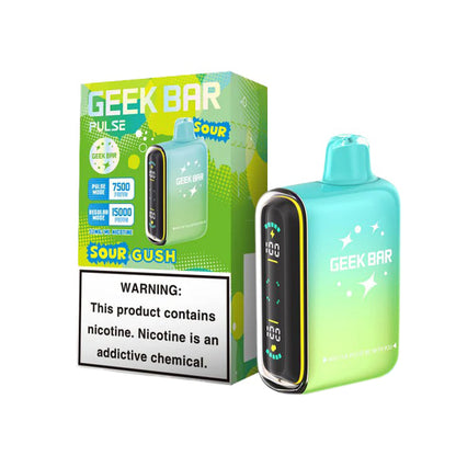 Geek Bar Pulse Disposable 15000 Puff 16mL 50mg | Sour Gush with packaging