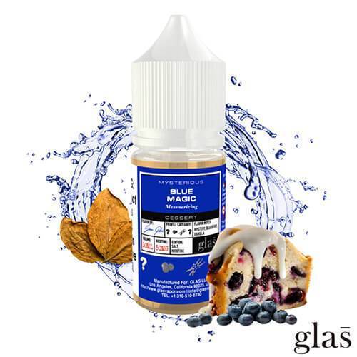 Mysterious Blue Magic by Glas BSX Salts TFN 30mL Bottle with background