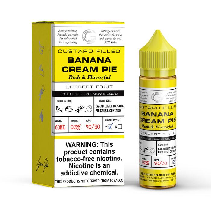 Banana Cream Pie by Glas BSX TFN 60mL with Packaging