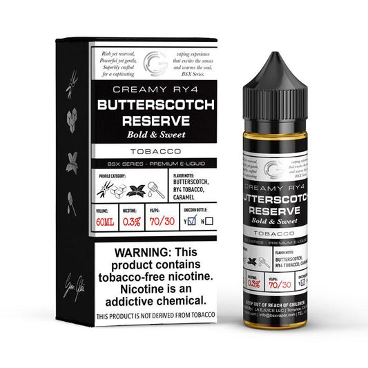 Butterscotch Reserve by Glas BSX TFN 60mL with Packaging