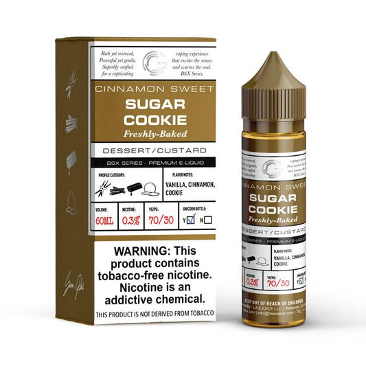 Sugar Cookie by Glas BSX TFN 60mL with Packaging