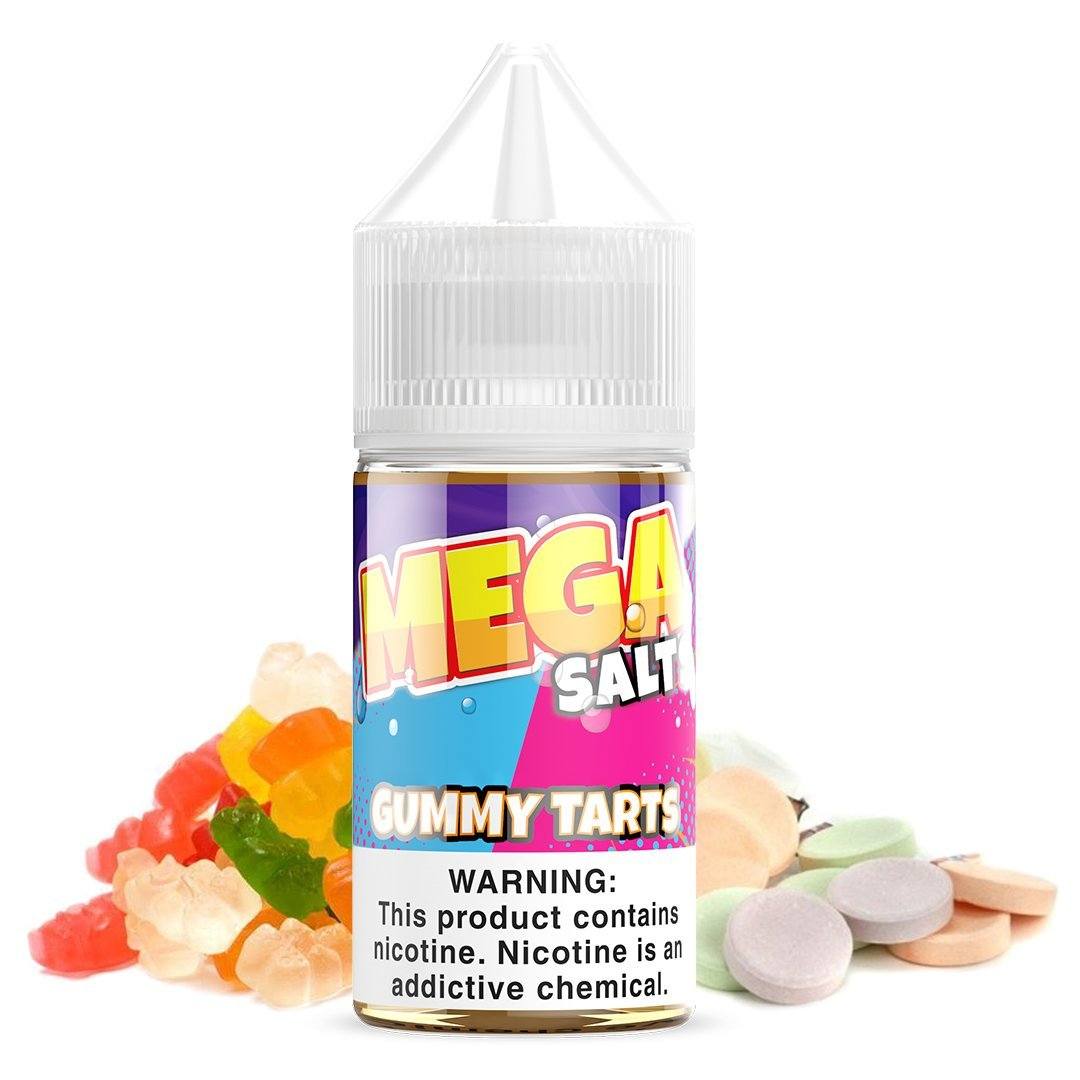 Gummy Tarts by Mega Salts E-Liquid Bottle