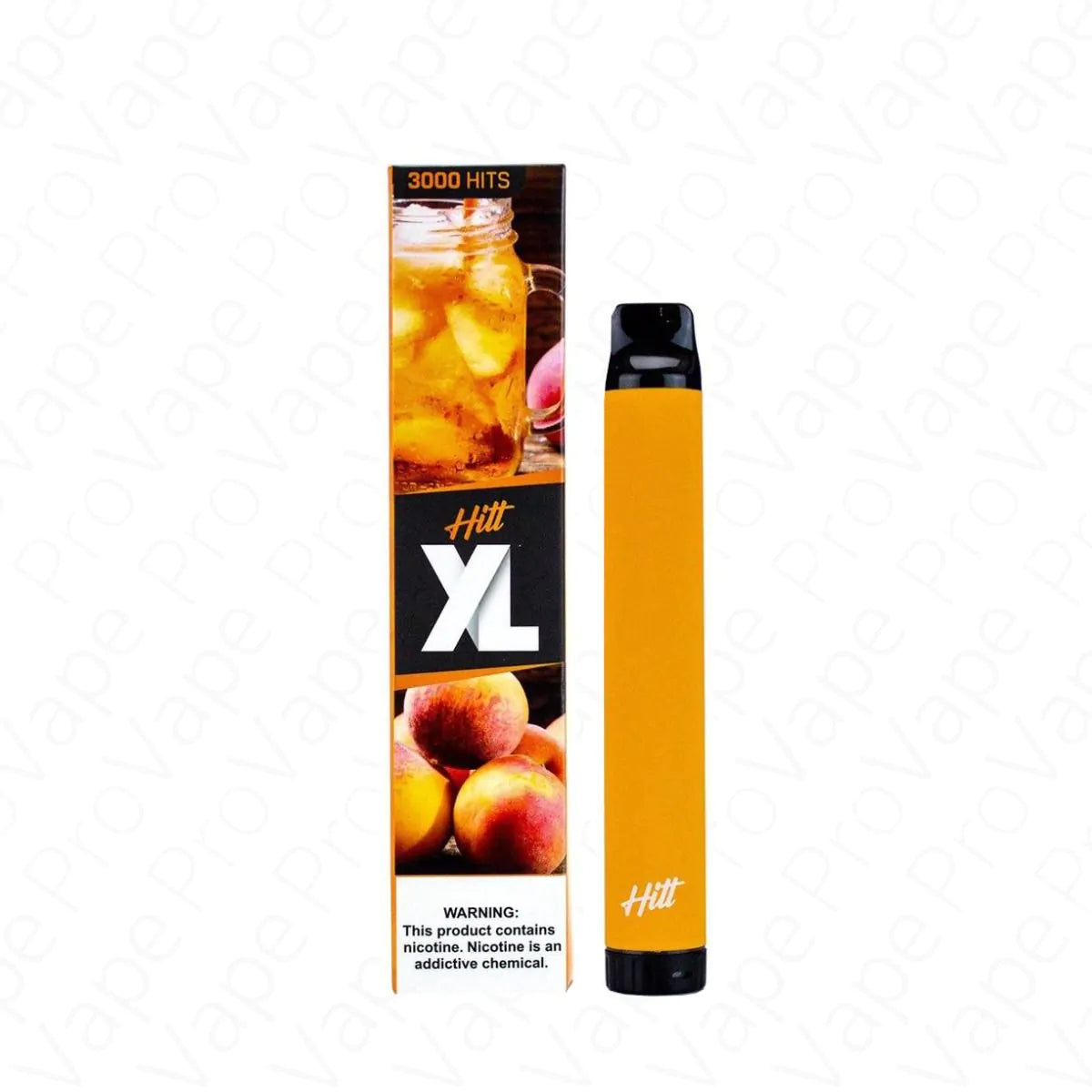 hitt-xl-disposable-3000-puffs Peach tea with Packaging