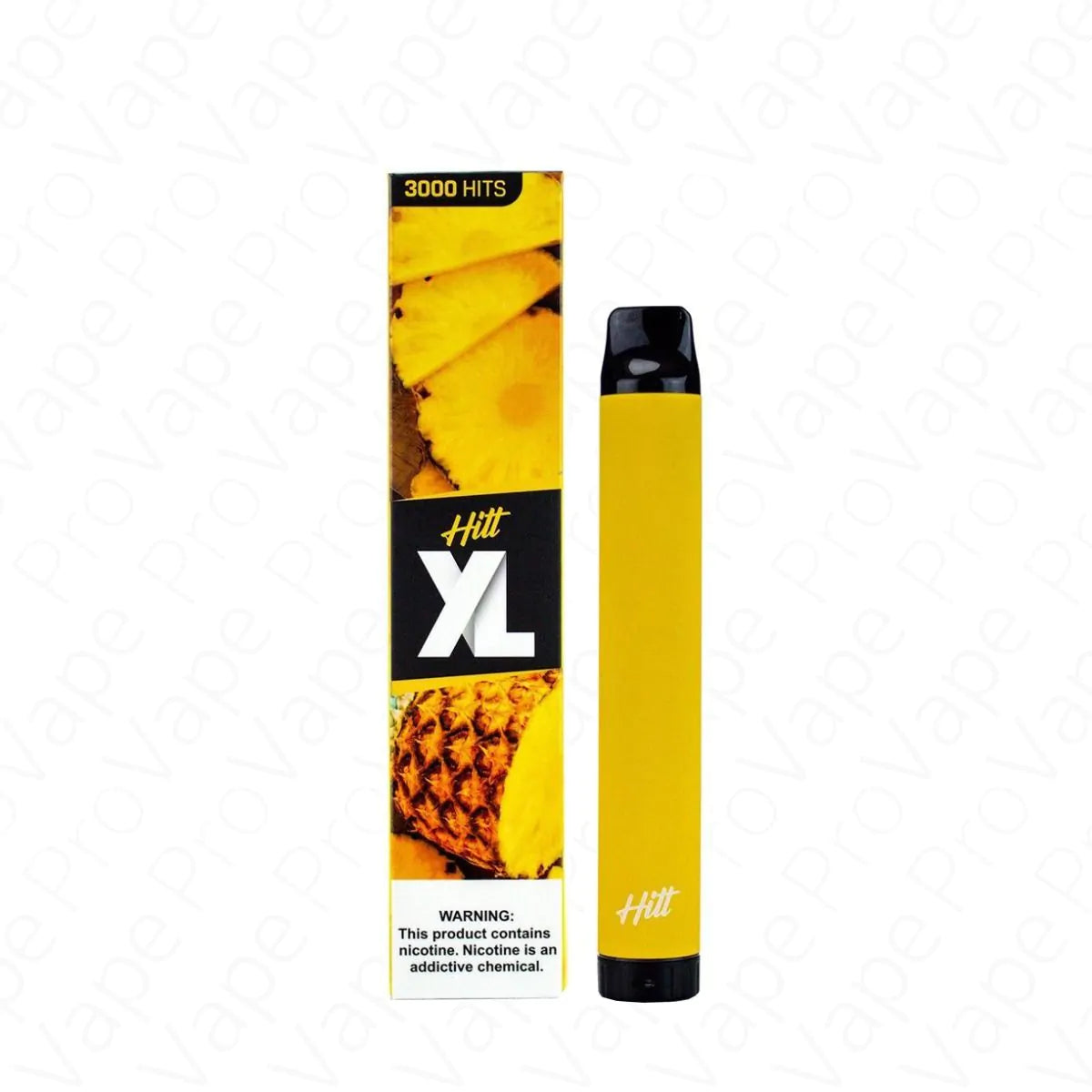 hitt-xl-disposable-3000-puffs Pineapple with packaging