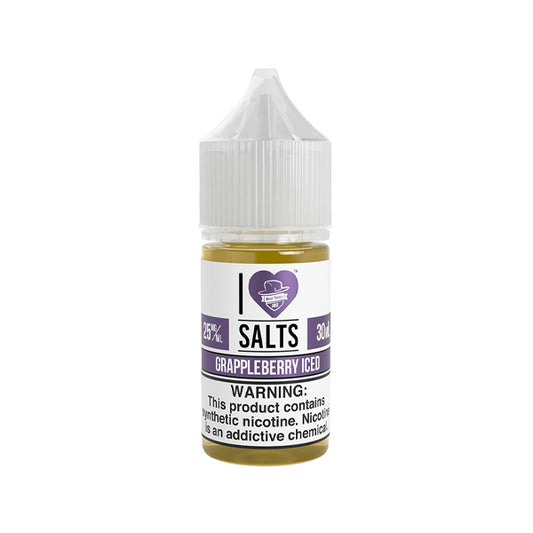 Grappleberry Ice by I Love Salts TFN Salt Series E-Liquid 30mL (Salt Nic) Bottle