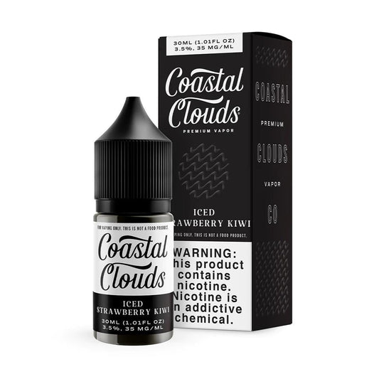 Iced Strawberry Kiwi by Coastal Clouds Salt Series 30mL with Packaging