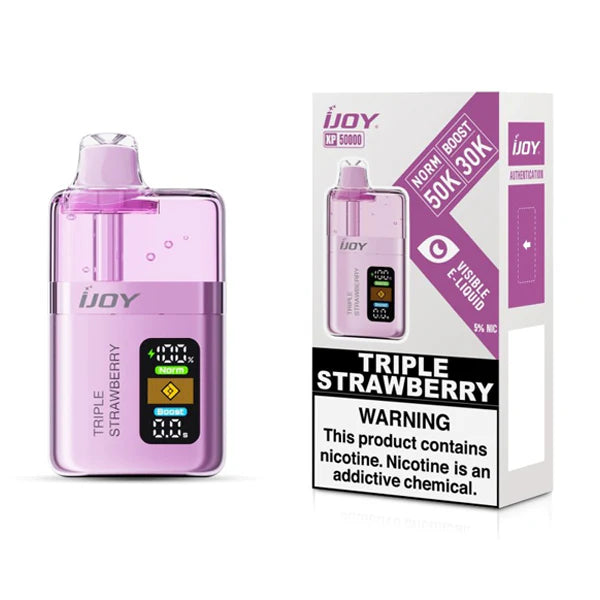iJoy XP50000 - Dispo 50000Puff, 20mL Triple Strawberry with Packaging