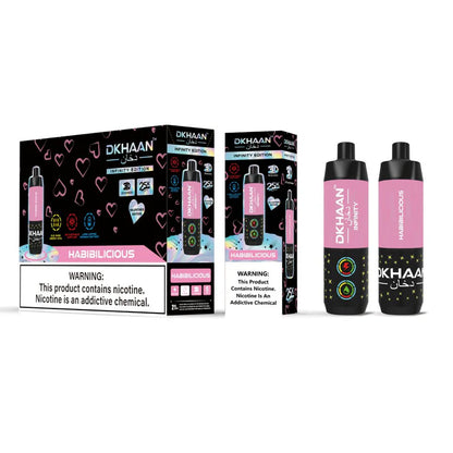 Dkhaan Infinity - Dispo 25000Puff, 20mL | Habibilicious with Packaging