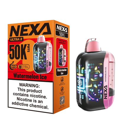 NEXA Ultra 2 50K Disposable Watermelon Ice with Packaging