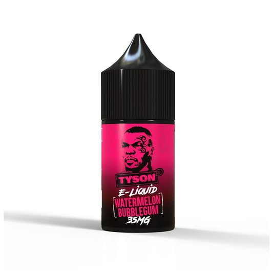 Watermelon Bubble Gum Tyson Salts 30mL 35mg bottle