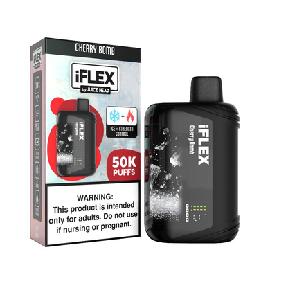 Juice Head iFlex Melatonin 50K Disposable - Cherry Bomb with Packaging