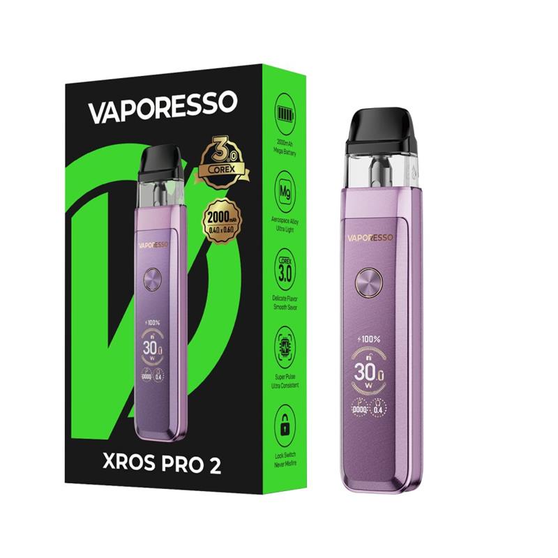 Vaporesso XROS Pro 2 Pod System dawn Purple with packaging