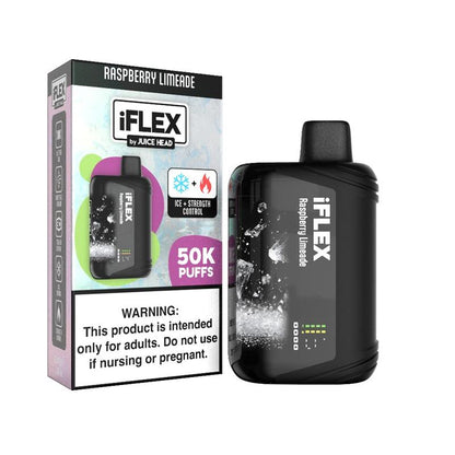 Juice Head iFlex Melatonin 50K Disposable - Raspberry Limeade with Packaging
