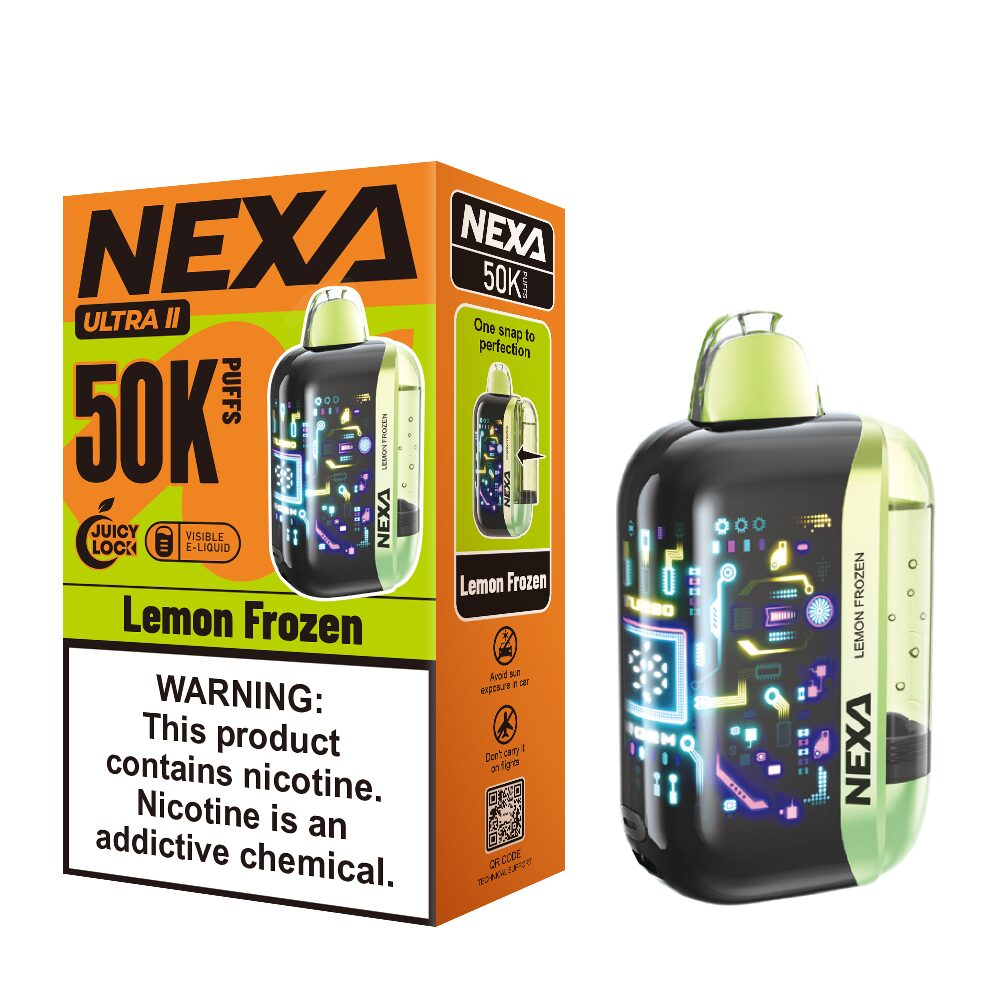 NEXA Ultra 2 50K Disposable Lemon Frozen with Packaging